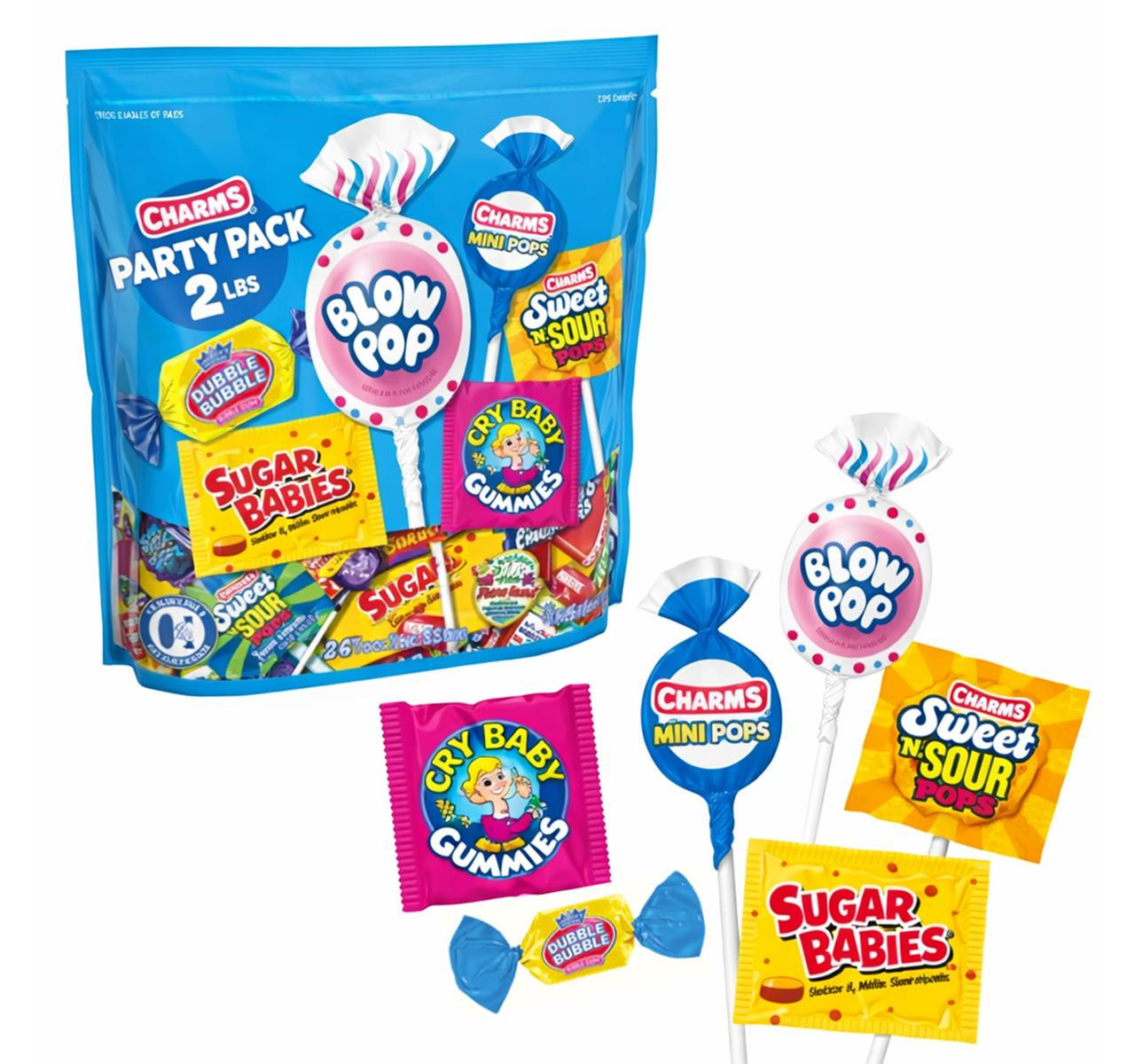 Charms Party Pack Assortment 6/2lb