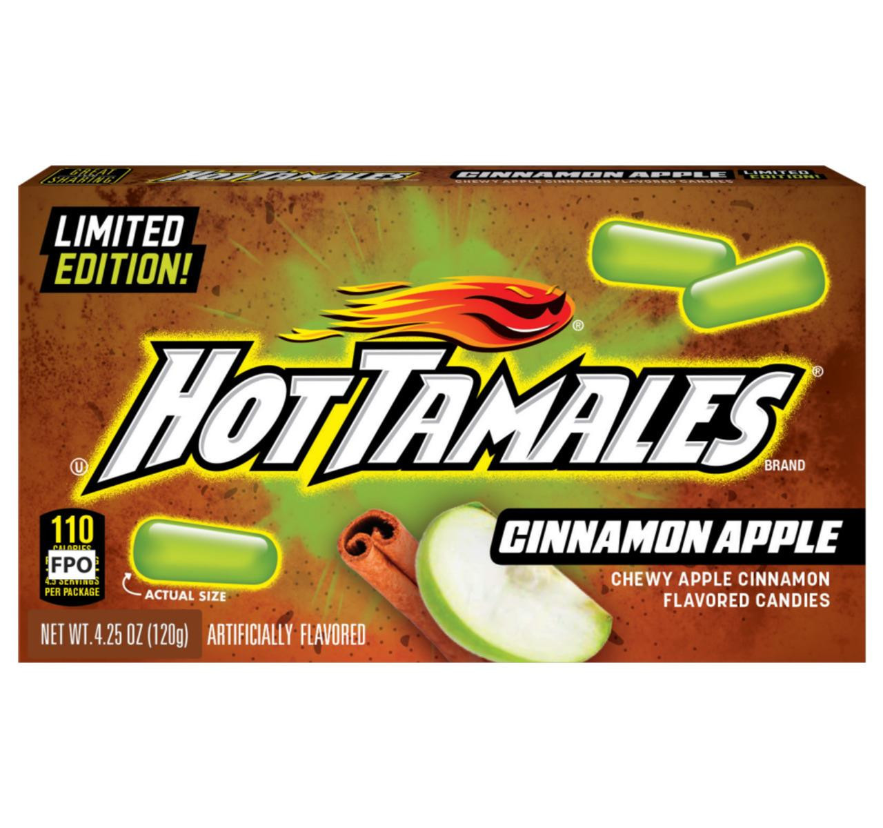 Cinnamon Apple Hot Tamales Theater Box 12/4.25oz