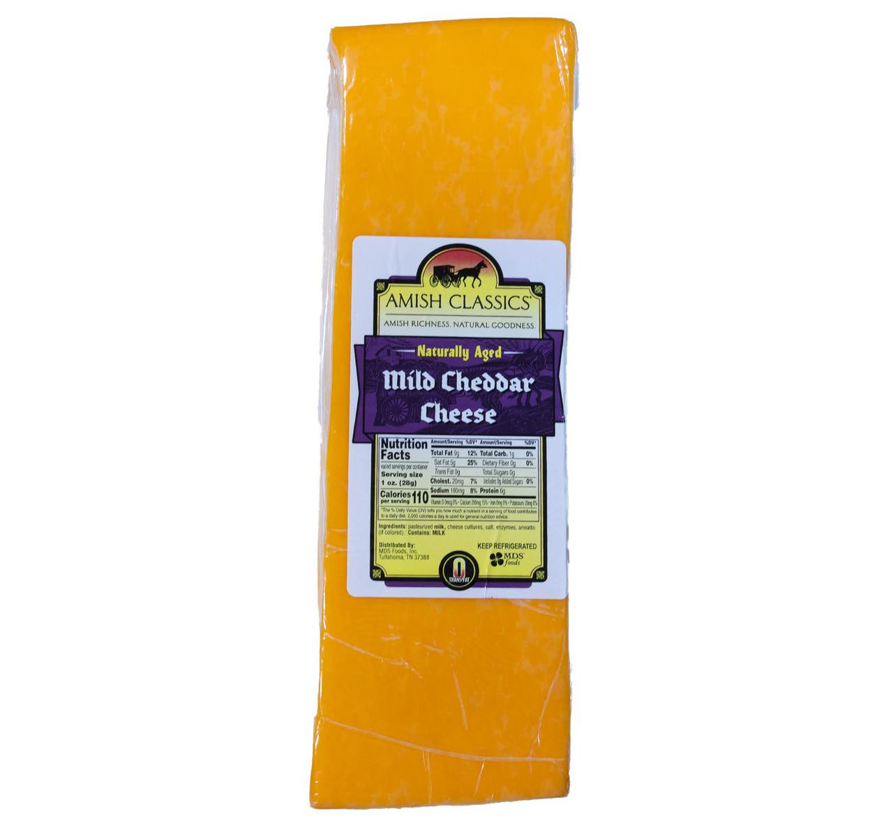 Mild Cheddar Cheese Loaf 2/5lb