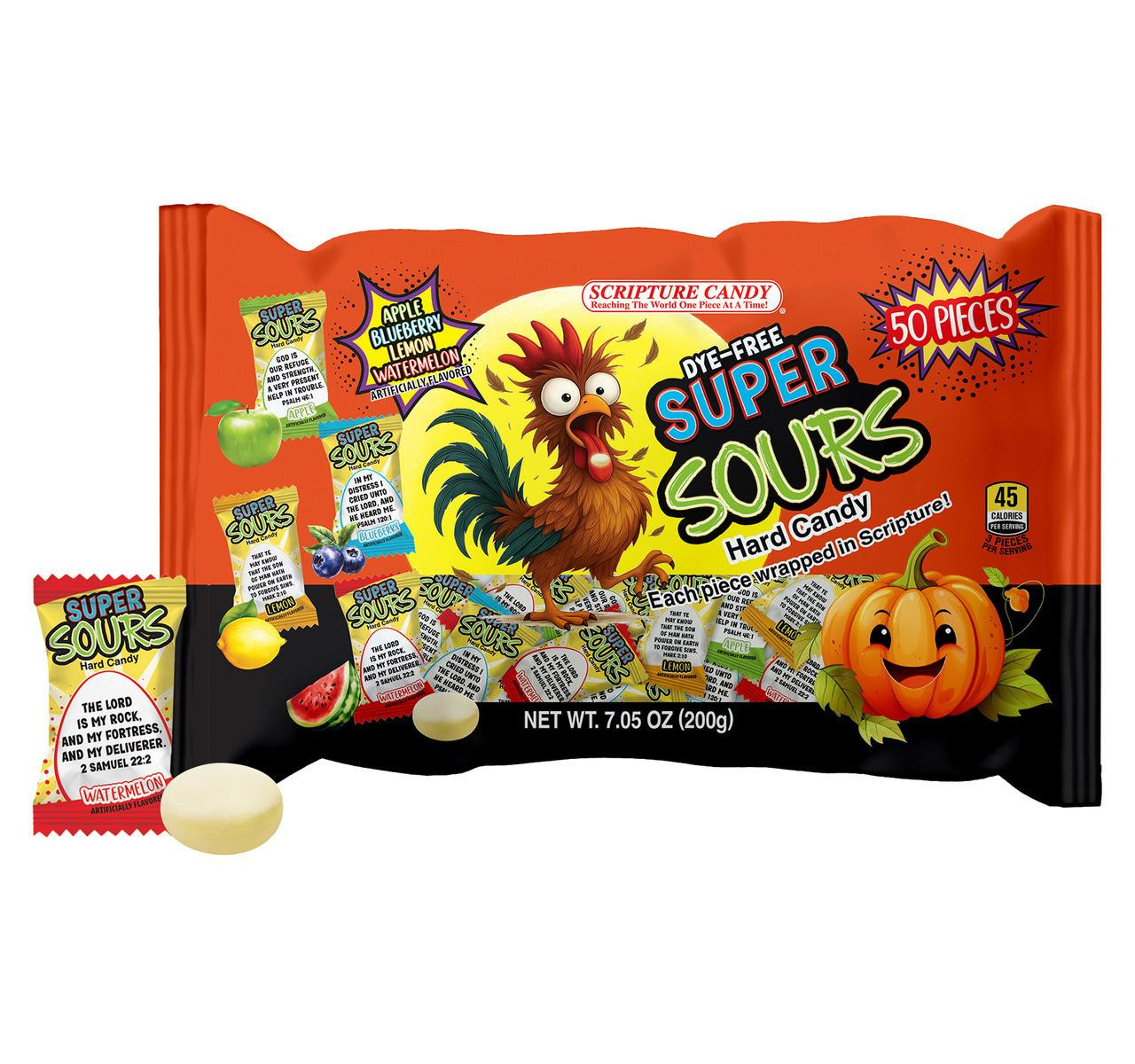 Super Sours Hard Candy 8/7.05oz