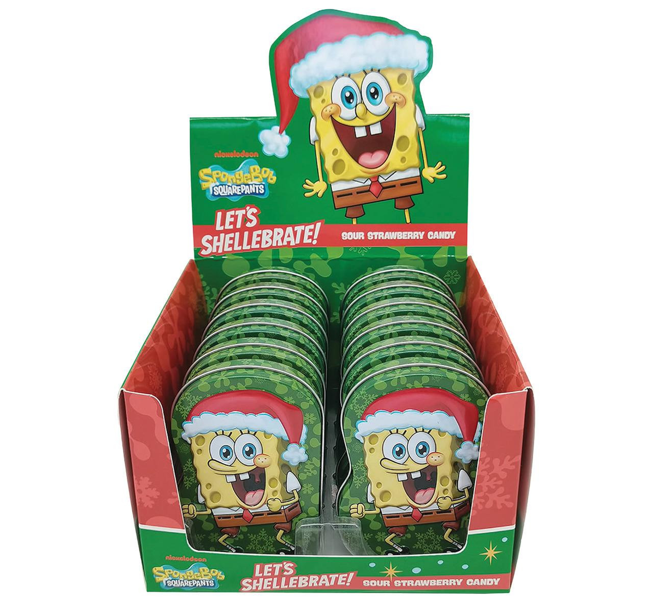 SpongeBob Christmas Tin 12ct