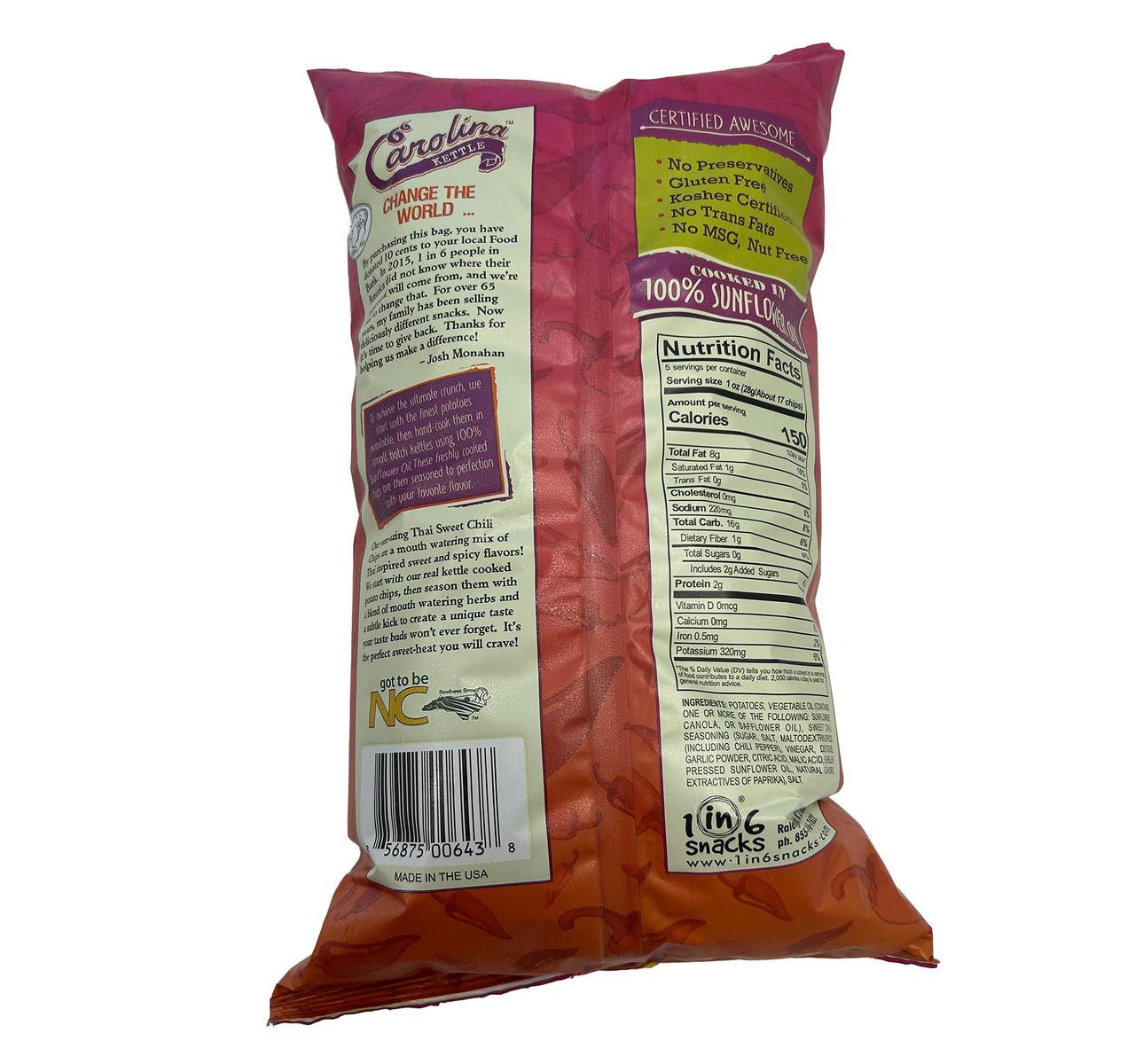 Thai Chili Kettle Cooked Chips 14/5oz
