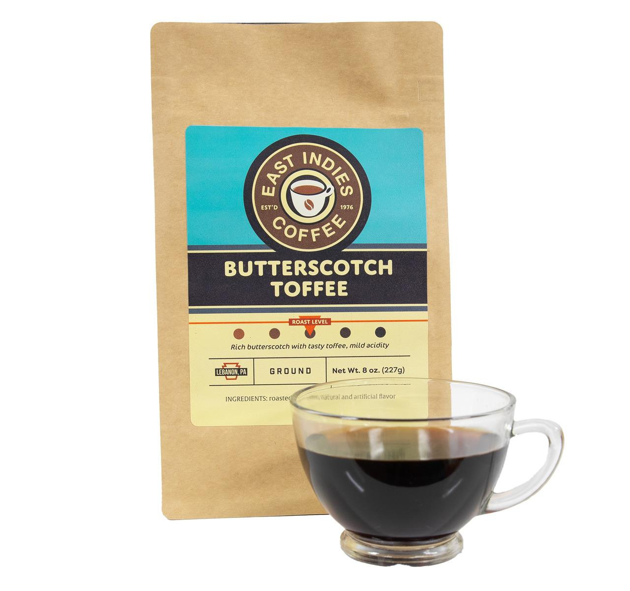 Butterscotch Toffee Ground Coffee 6/8oz