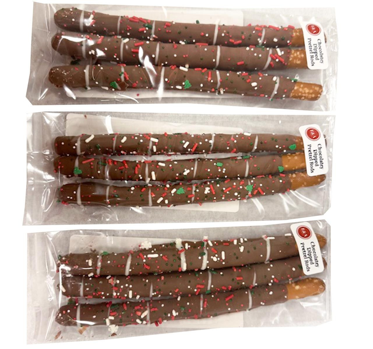 Milk Chocolatey Dipped Pretzel Rods 24/3ct