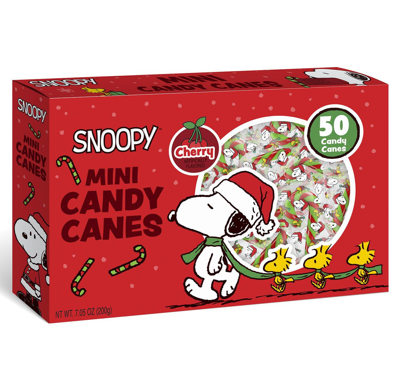Snoopy Mini Candy Canes 12/50ct