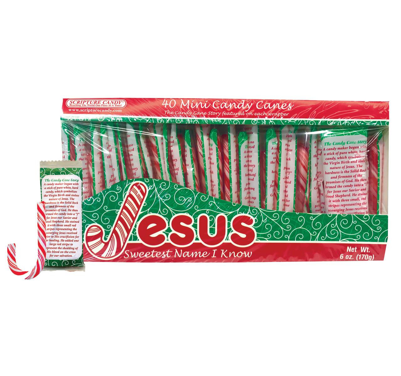 Mini Candy Canes 24/6oz
