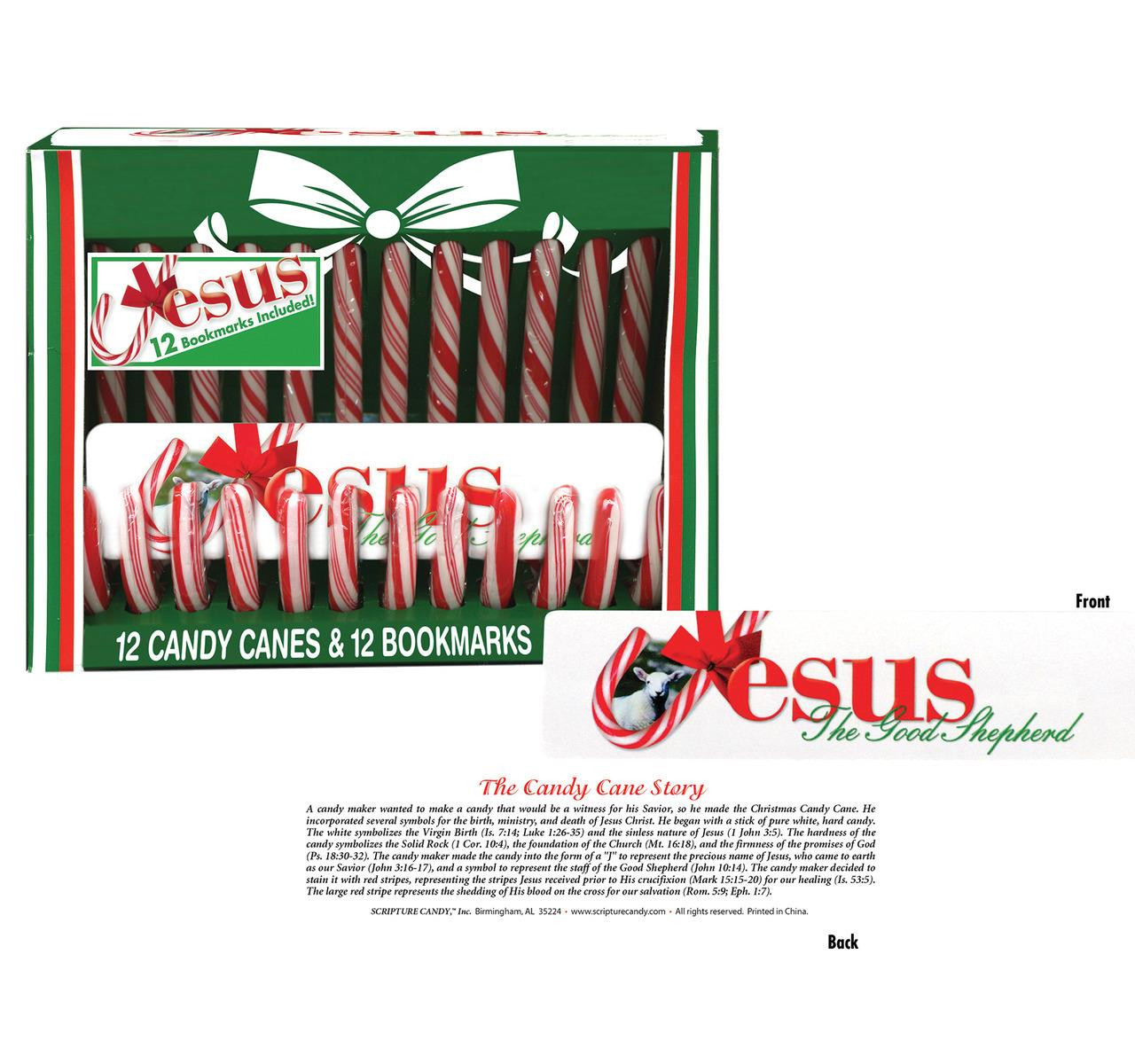 Candy Canes & Bookmarks 12ct