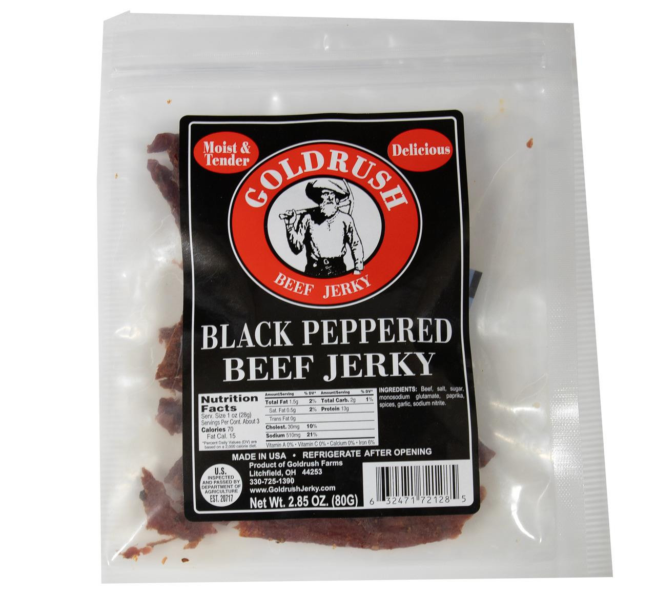 Black Peppered Beef Jerky 12/2.85oz