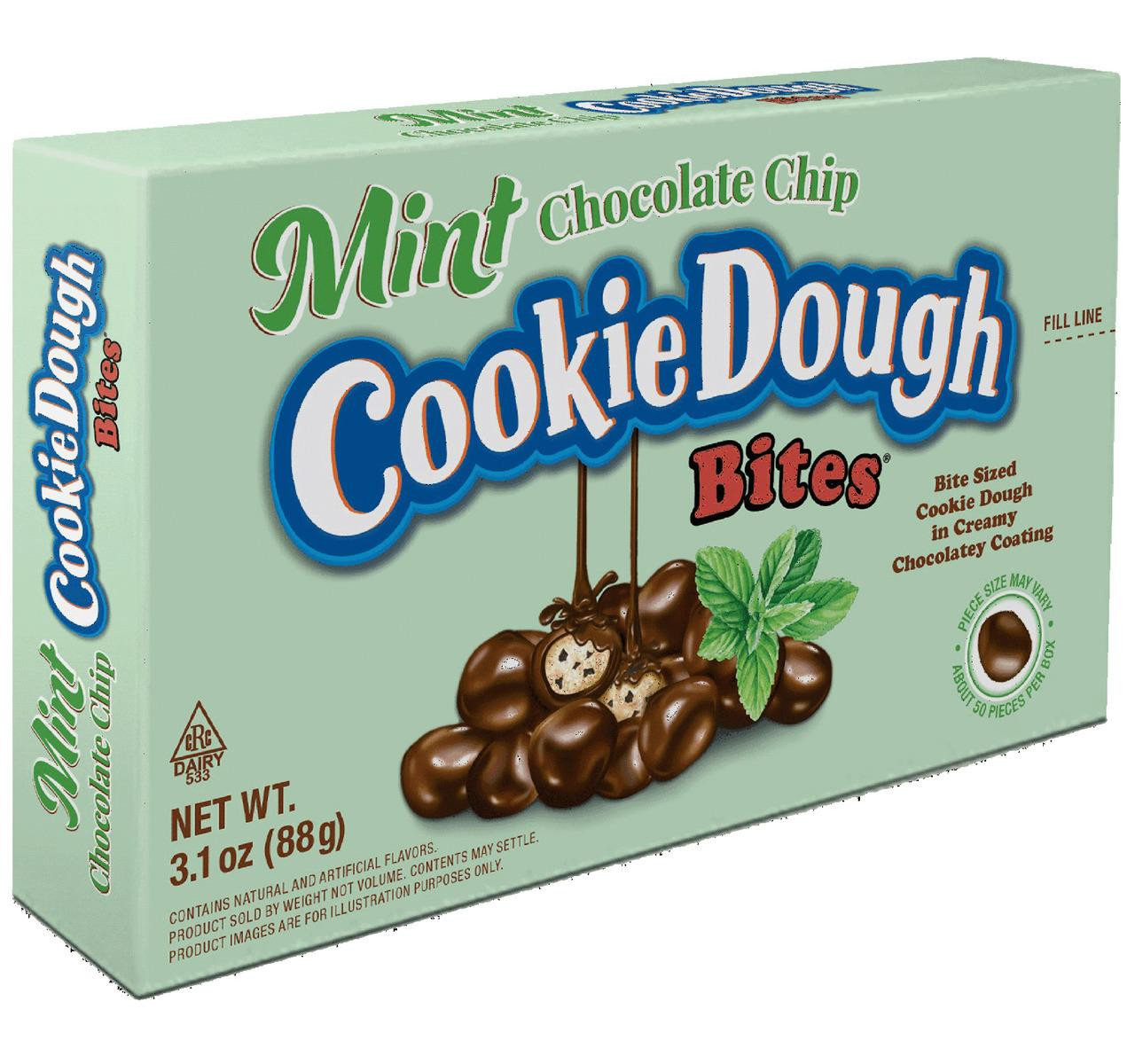 Mint Chocolate Chip Cookie Dough Bites Theater Box 12/3.1oz