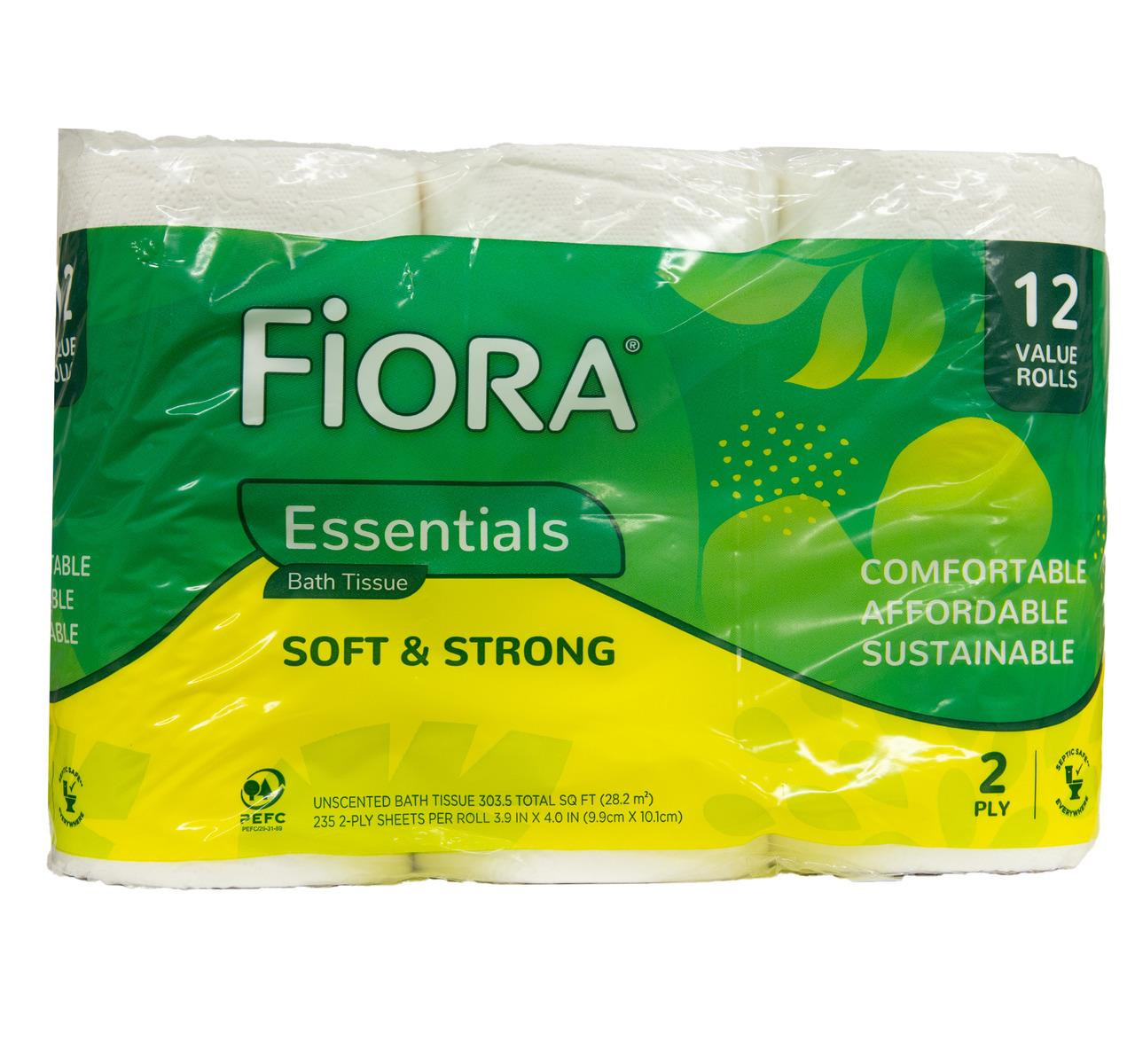 Essentials Bath Tissue 4/12pk