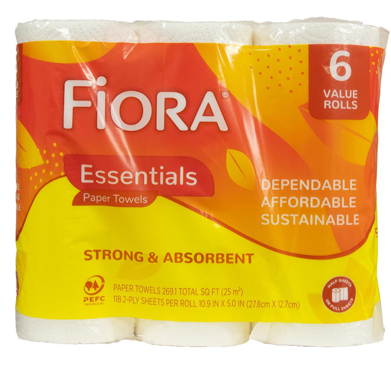 Essentials Paper Towels 4/6pk