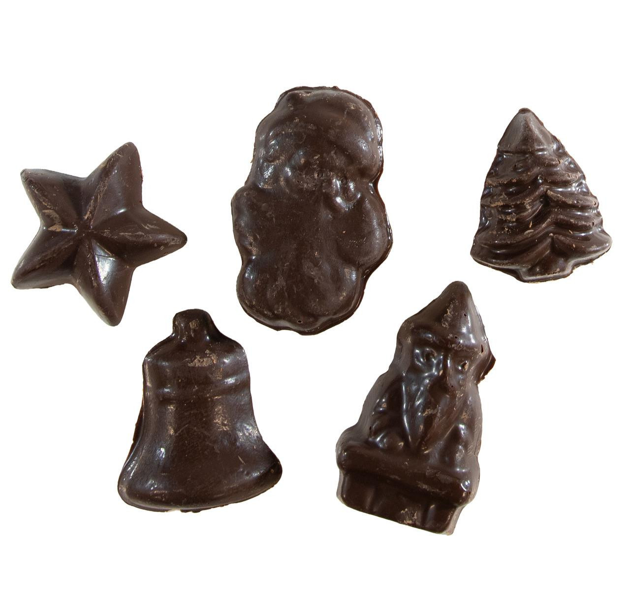 Dark Chocolate Ornaments 4/3lb