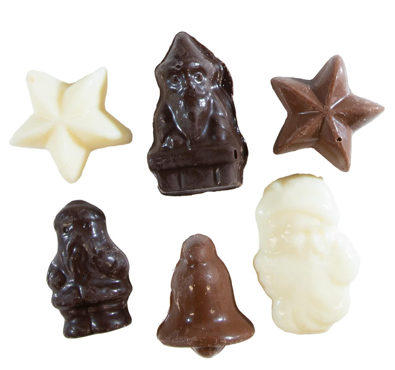 Assorted Chocolate Ornaments 4/3lb