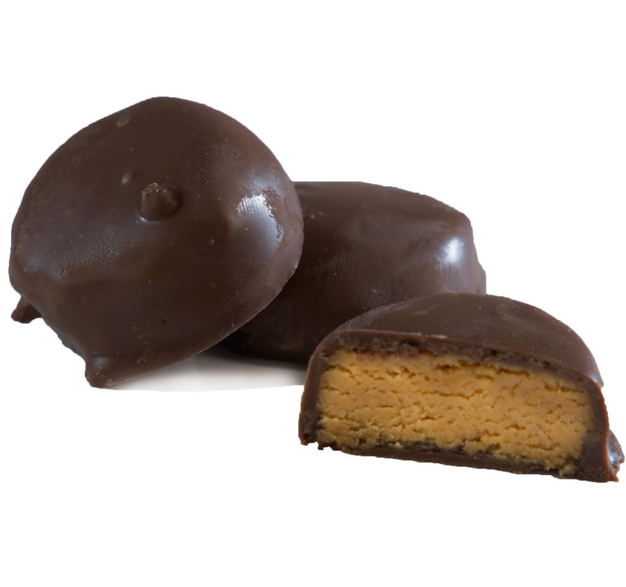 Dark Chocolate Peanut Butter Balls 4/3lb