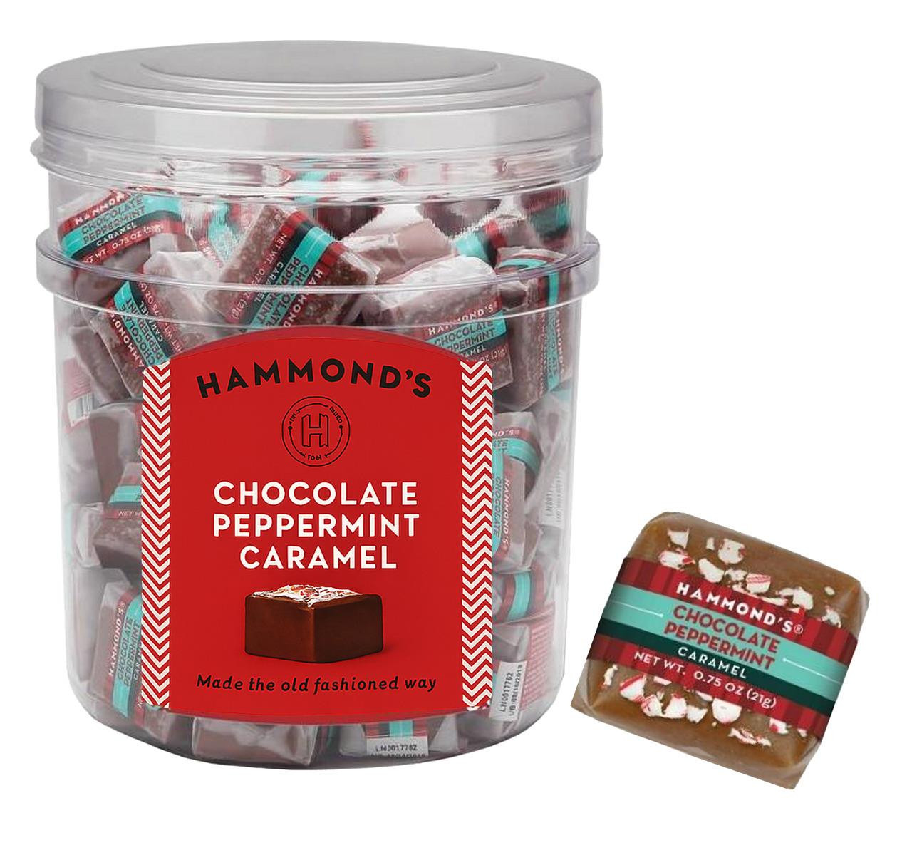 Chocolate Peppermint Caramel Tub 80ct