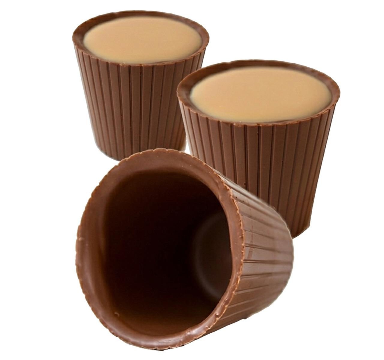 Milk Chocolate Dessert Glasses 9/16ct