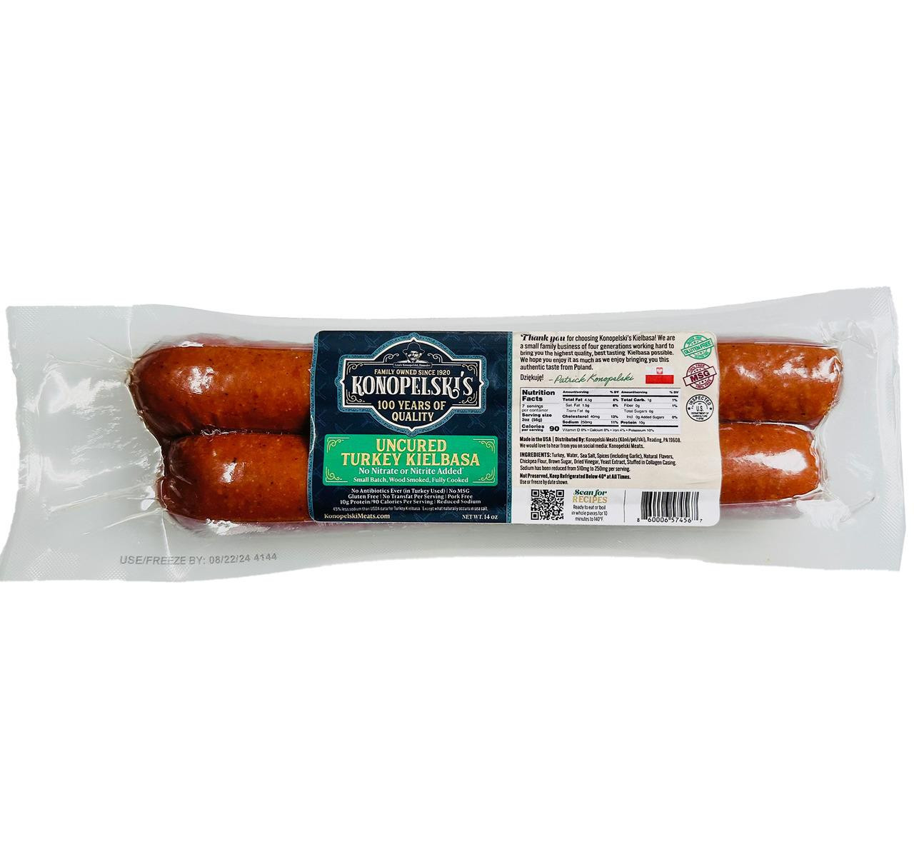 Turkey Kielbasa 16/14oz