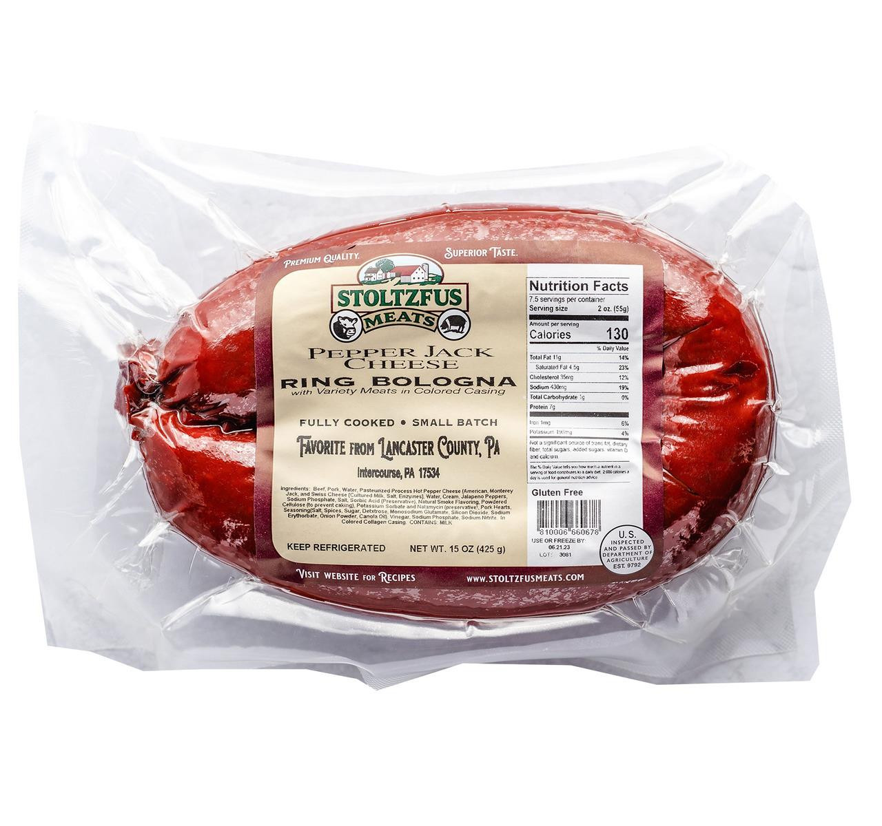 Pepper Jack Cheese Ring Bologna 15/15oz
