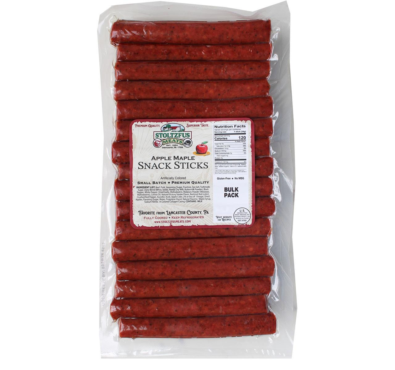 Apple Maple Snack Sticks 4/2.5lb