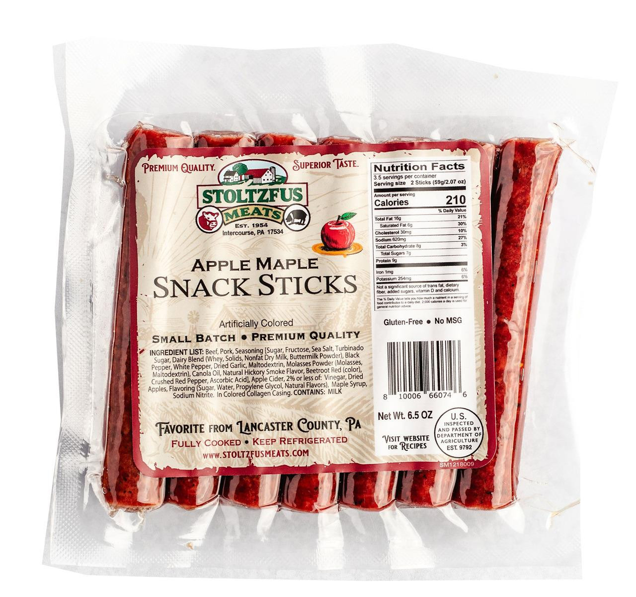 Apple Maple Snack Sticks 20/6oz
