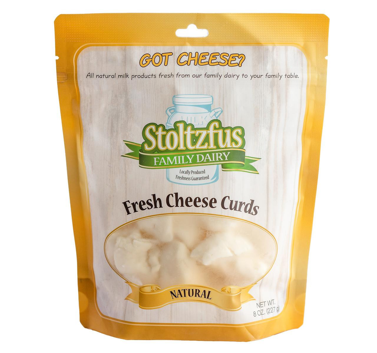 Natural Cheese Curds 6/8oz