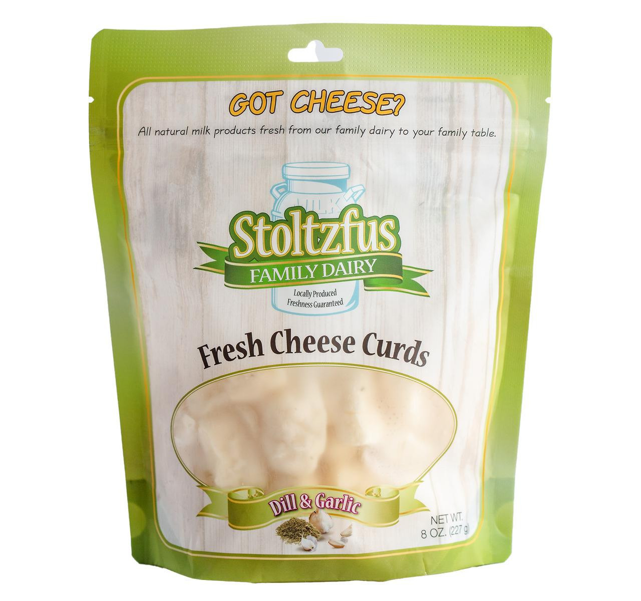 Dill & Garlic Cheese Curds 6/8oz