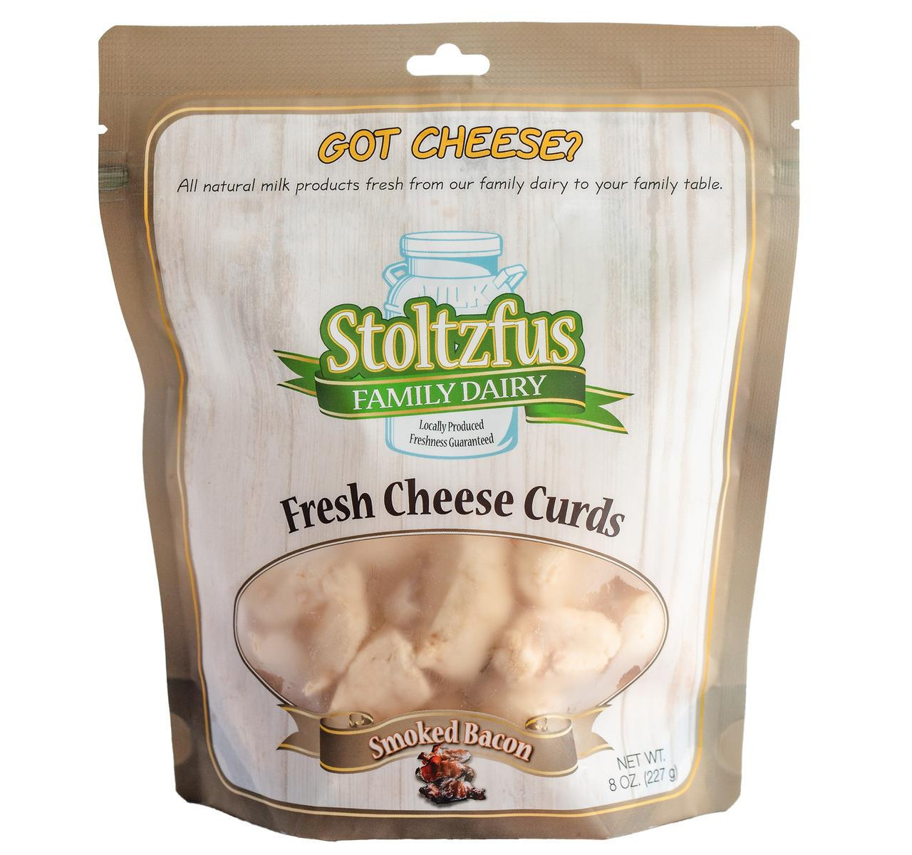 Smoked Bacon Cheese Curds 6/8oz