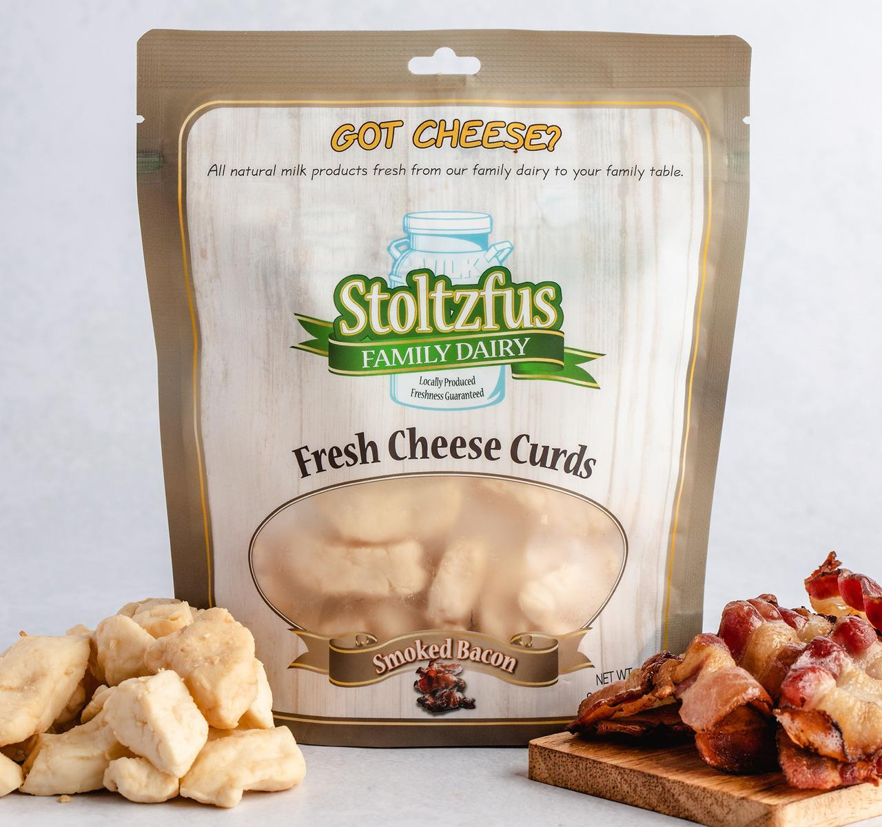 Smoked Bacon Cheese Curds 6/8oz