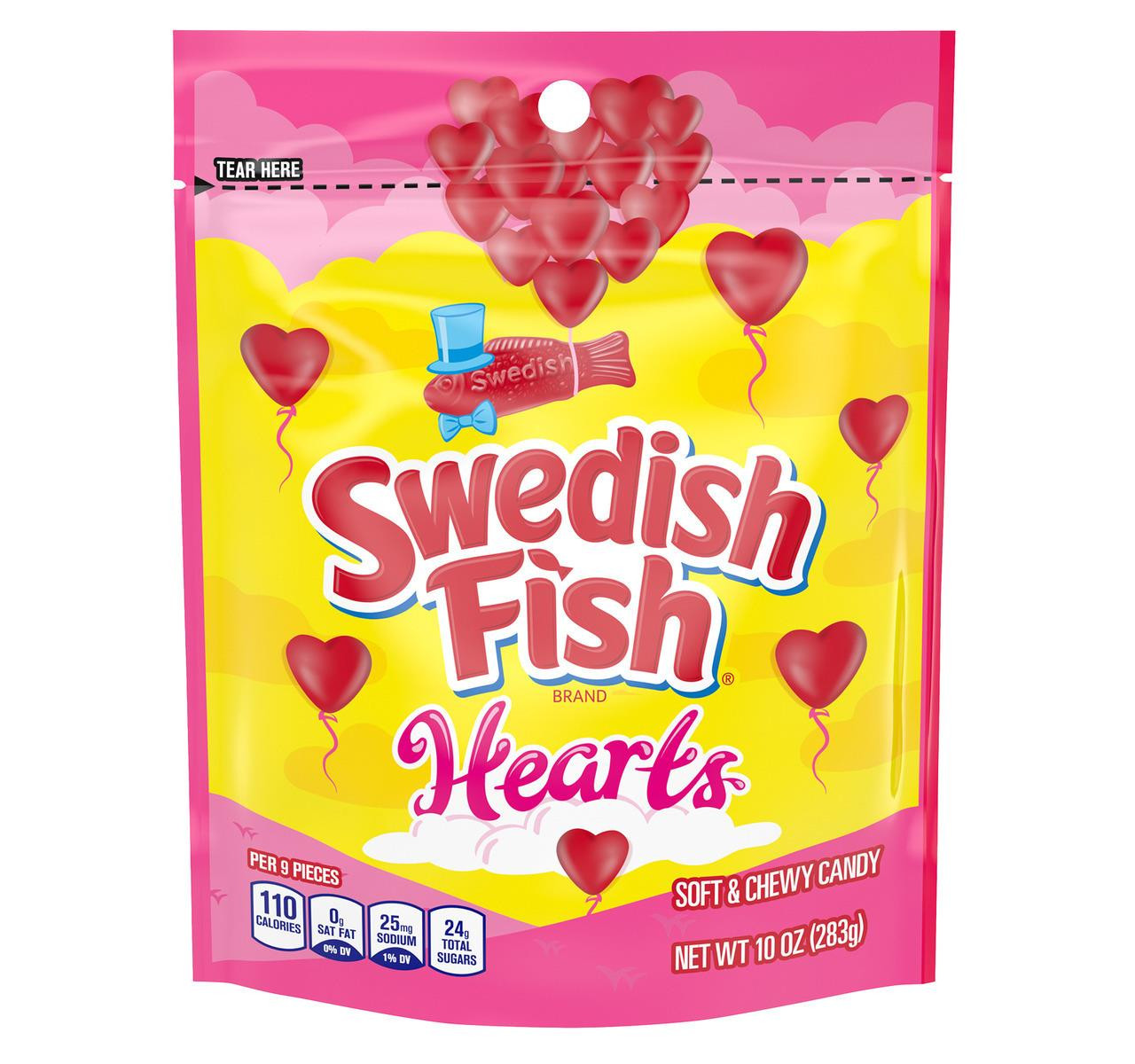 Swedish Fish Hearts 6/10oz