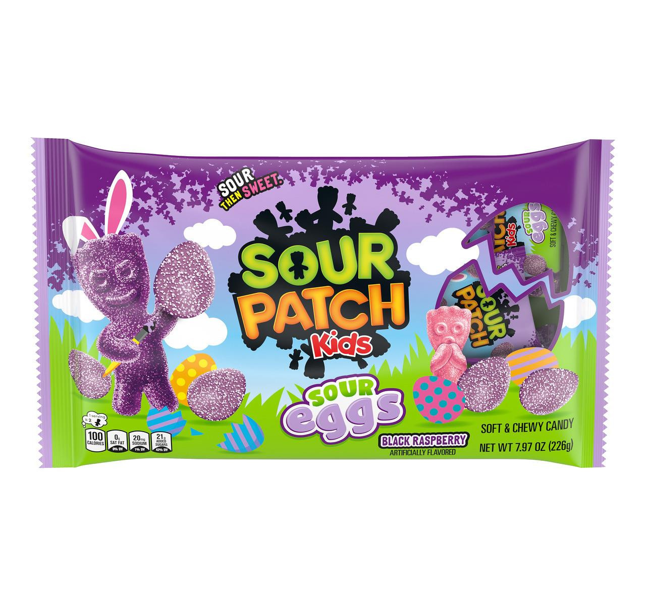 Sour Patch Kids Black Raspberry Sour Eggs 24/7.97oz