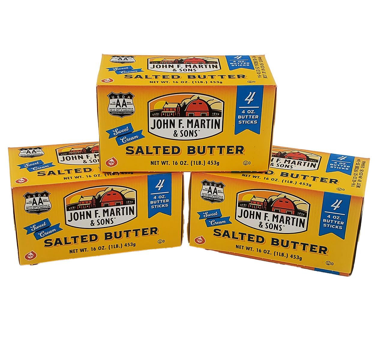 Salted Butter Quarters 18/1lb