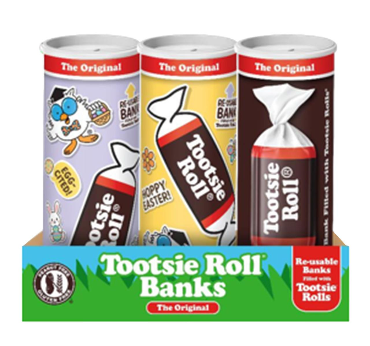 Tootsie Roll Banks 12/5.7oz