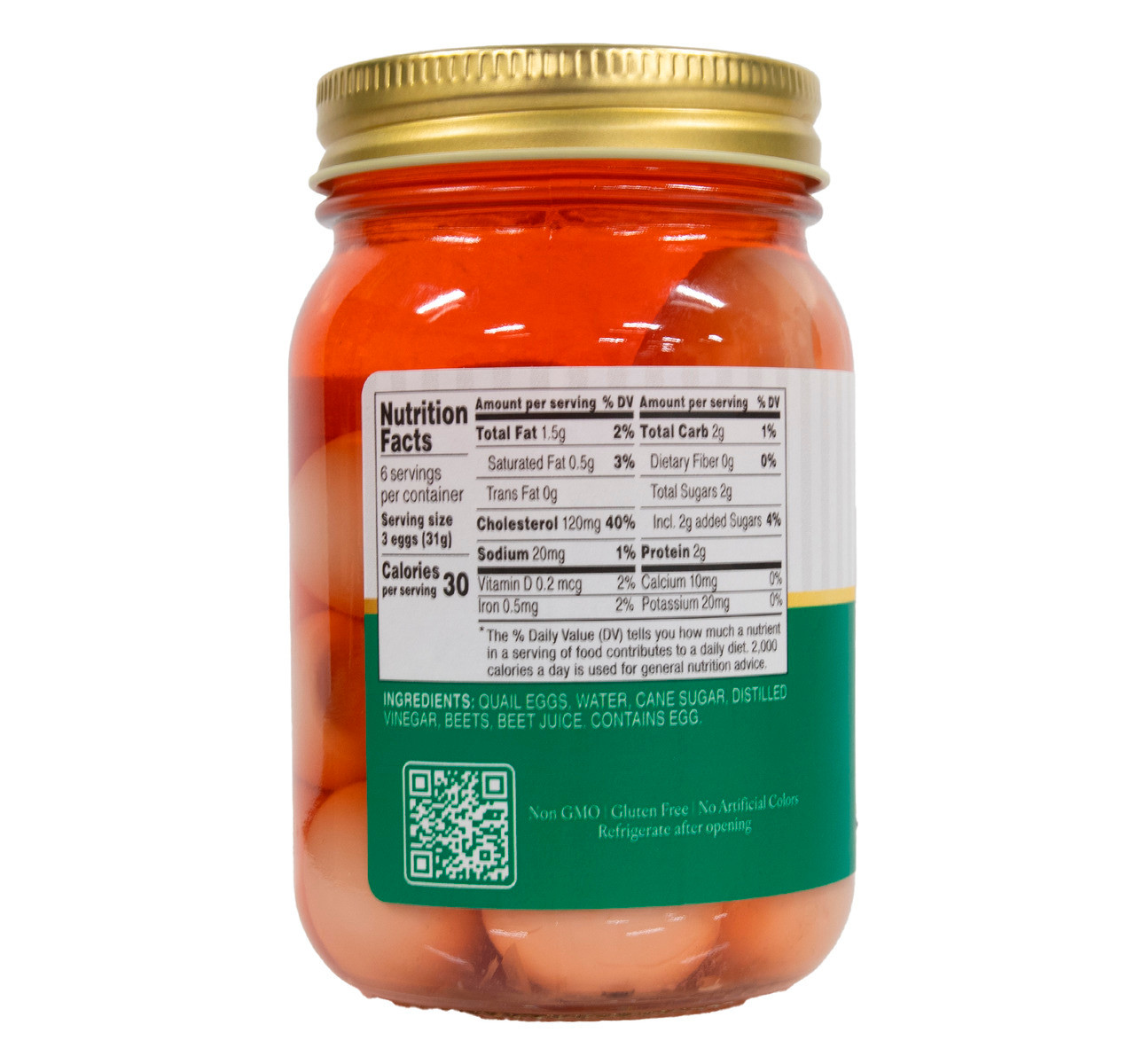 Pickled Red Beet Quail Eggs 12/16.5oz