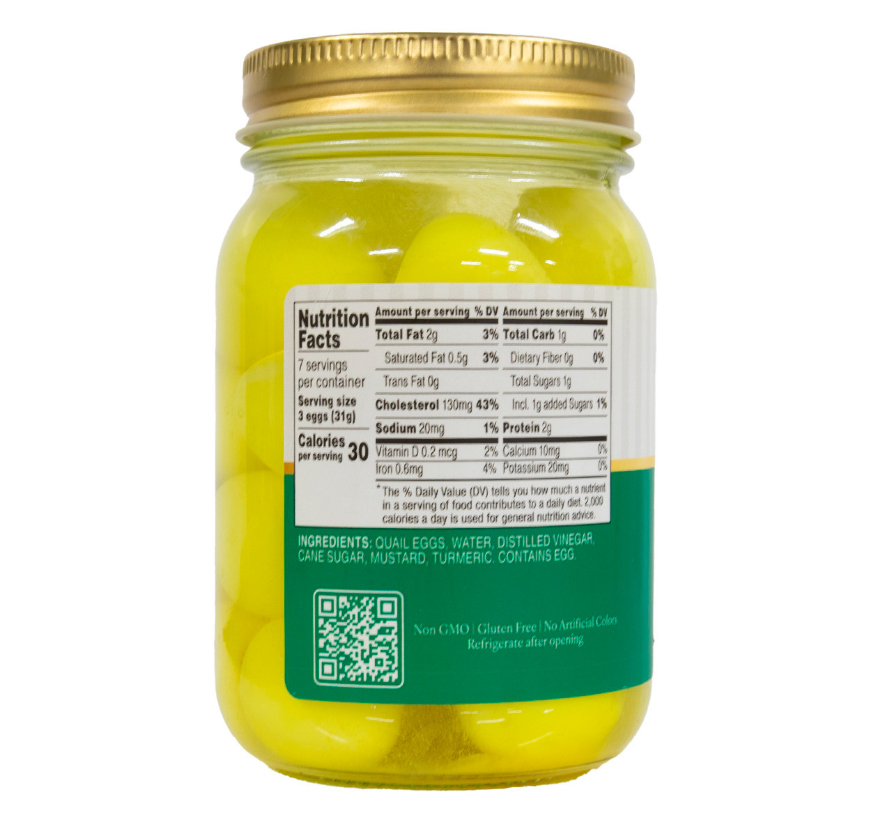 Pickled Mustard Quail Eggs 12/16.5oz