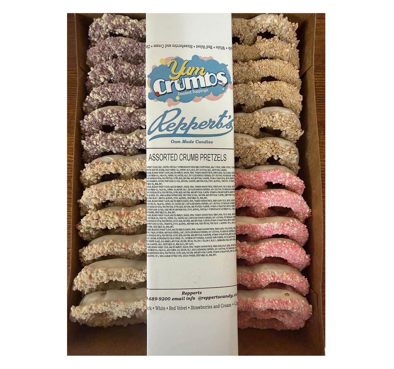 Assorted Yum Crumbs Pretzels 96ct