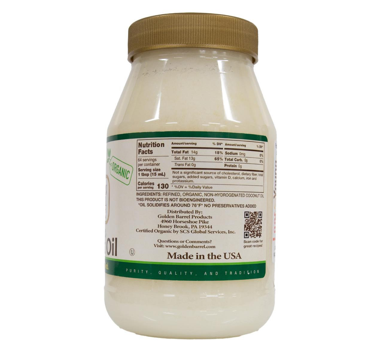 Organic Coconut Oil 12/32oz