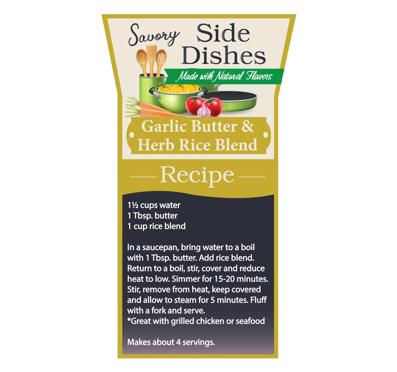 Garlic Butter & Herb Rice Blend 2/5lb