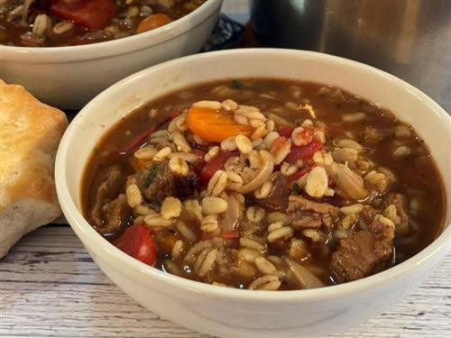 Easy Beef Barley Soup