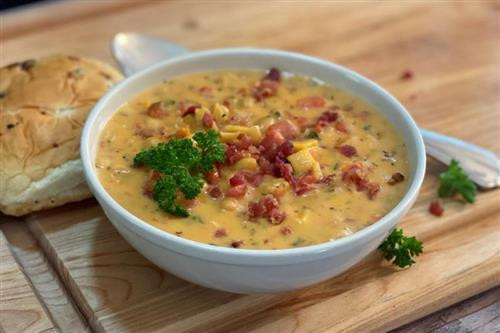 Creamy Bean and Bacon Soup