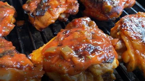 Salsa Glazed Chicken
