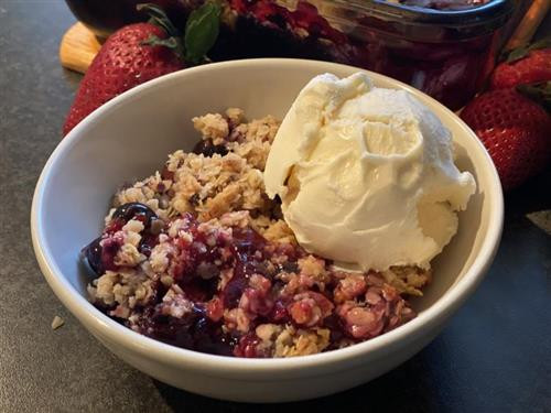 Triple Berry Crisp