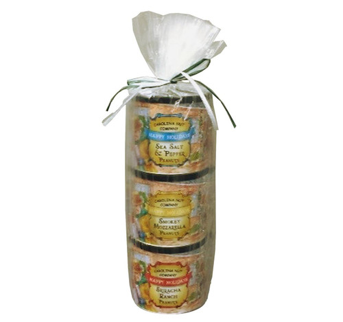 Flavored Peanut Tower, Sea Salt & Pepper, Smokey Mozzarella, Sriracha Ranch 12/3pk View Product Image