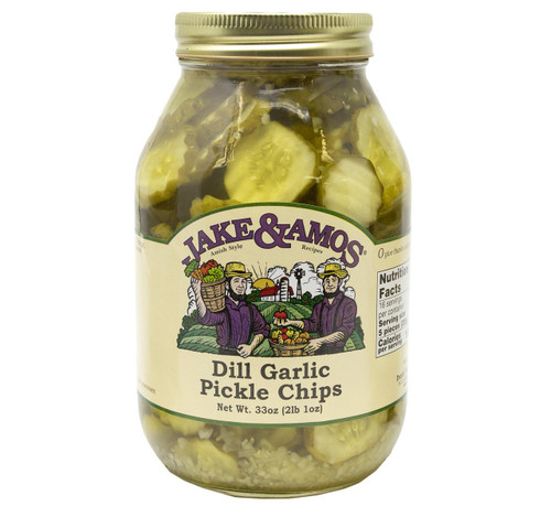 Dill Garlic Pickle Chips 12/33oz View Product Image