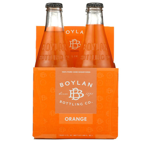 Cane Sugar Soda, Orange 6/4pk 12oz