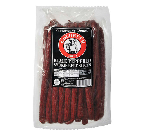 Prospector's Choice Black Peppered Smokie Beef Sticks 3/2.5lb View Product Image