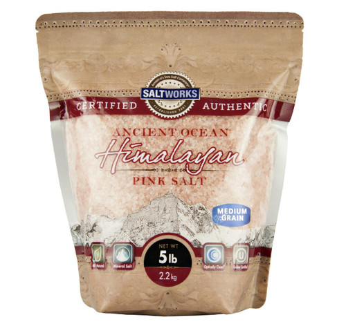 Medium Himalayan Pink Salt 5lb View Product Image