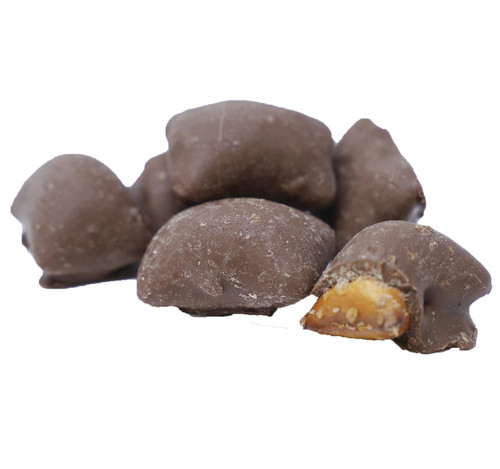 Milk Chocolate Peanut Butter Filled Pretzel Nuggets 15lb View Product Image