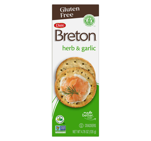 Gluten Free Crackers, Garlic & Herb 6/4.75oz View Product Image