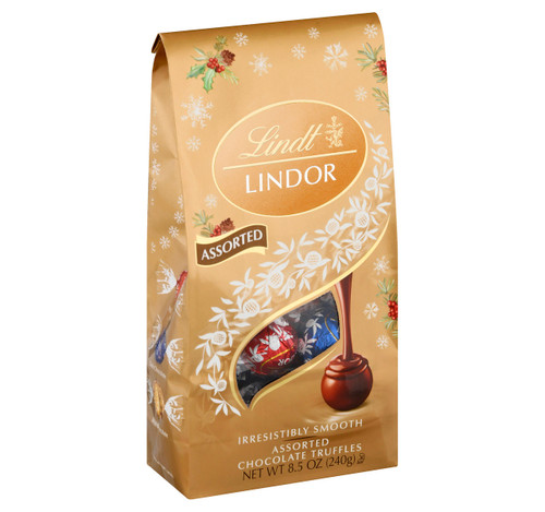 Holiday Assorted Chocolate Truffles Bag 12ct View Product Image