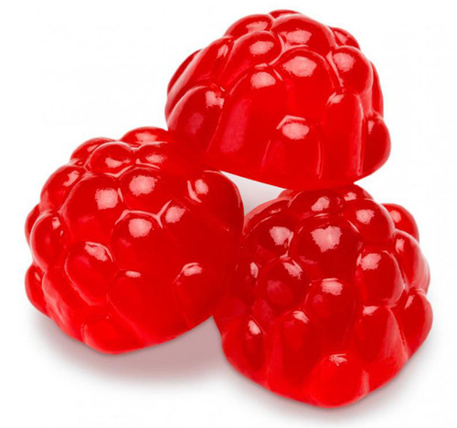 Gummi Red Ripe Raspberries 4/5lb Gummi Red Ripe Raspberries 4/5lb